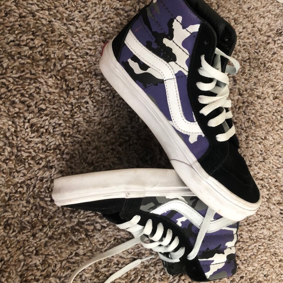 Vans Shoes - Purple camo vans